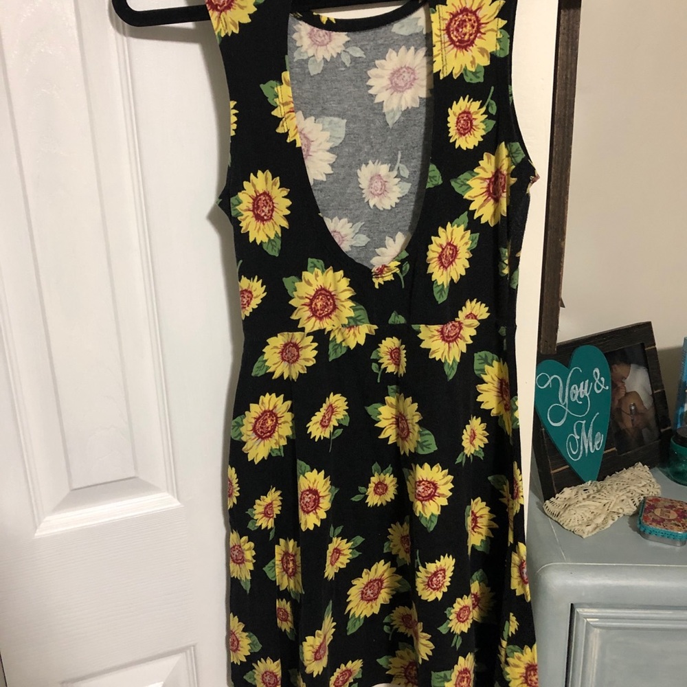 A sunflower dress